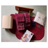 Visage Heating Pad, Ikea Pluring & Bath Mat Towel Mixed Lot