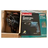 Makita Hammer Drill & Weller Soldering Guns Mixed Lot