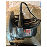 Skilsaw Circular Saw, Tool Shop Angle Grinder & Rockwell Router Mixed Lot