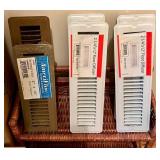 Futura Medicine Cabinet, Recess Paper Holder, Floor Diffusers & Glass Shades Mixed Lot