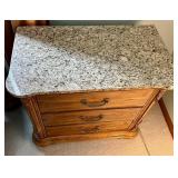 3-drawer Dresser With Granite Top