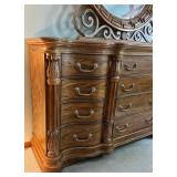 Ornate Dresser & Mirror - Lots 478, 479 and 480 are Coordinating