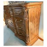 Ornate Dresser & Mirror - Lots 478, 479 and 480 are Coordinating