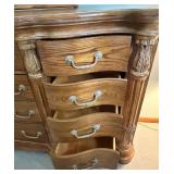 Ornate Dresser & Mirror - Lots 478, 479 and 480 are Coordinating