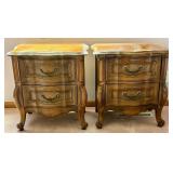 Vintage French Provincial Nightstands (Lot of 2)
