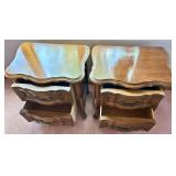 Vintage French Provincial Nightstands (Lot of 2)