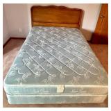 Stearns & Foster Full Size Bed Frame & Mattress