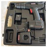 Craftsman 973.114240 Cordless Drill Kit With Charger, Battery & Case