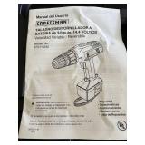 Craftsman 973.114240 Cordless Drill Kit With Charger, Battery & Case