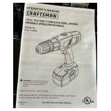Craftsman 19.2v Drill & Right Angle Drill Kit With Charger & Case
