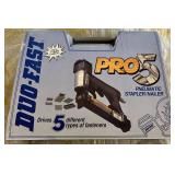Duo-Fast Pro-5 Dcp-5 Pneumatic Stapler Nailer Kit With Case & Accessories