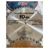 Mixed Lot: Craftsman, Avanti Pro, Bosch & Sears Craftsman Saw Blades