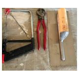Tile Cutting Saw & Assorted Tile Tools Mixed Lot