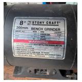 Stony Craft Hg8a Bench Grinder With Wheels & Manual