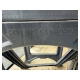 Folding Plastic Sawhorses (Lot of 4)