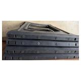 Folding Plastic Sawhorses (Lot of 4)