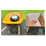 Wheelbarrows With New Tire (Lot of 2)