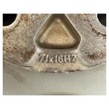 Set of 4 Silver 5-spoke Alloy Wheels With Lug Nuts