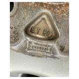 Set of 4 Silver 5-spoke Alloy Wheels With Lug Nuts