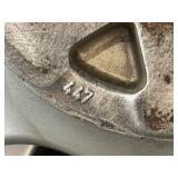 Set of 4 Silver 5-spoke Alloy Wheels With Lug Nuts