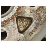 Set of 4 Silver 5-spoke Alloy Wheels With Lug Nuts