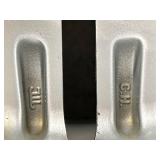 Set of 4 Silver 5-spoke Alloy Wheels With Lug Nuts