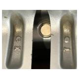 Set of 4 Silver 5-spoke Alloy Wheels With Lug Nuts