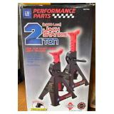 Rolls-Rite Creeper & Torin Black Jack & Gm Performance Parts Jack Stands Mixed Lot
