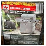 Range Master Gas Grill Cover, Straw Hat, American Flag & Wicker Basket Mixed Lot