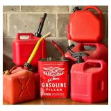 Assorted Gas Cans (Lot of 7)