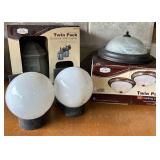 Patriot Lighting Wall & Ceiling Light Twin Pack Mixed Lot