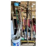 Mixed Garden Tools Lot With Stanley Tools