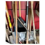 Mixed Garden Tools Lot With Stanley Tools