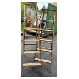 Wooden Step Ladders (Lot of 2)