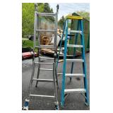 Werner & Flex-O-Ladder Ii Aluminum Ladders (Lot of 2)