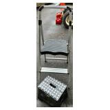 Aluminum Step Ladder & Folding Step Stool Mixed Lot