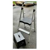 Aluminum Step Ladder & Folding Step Stool Mixed Lot