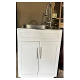 Fortune Industrial Utility Sink Cabinet With Faucet