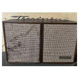 Vintage General Electric Thunderbird Radio With Speakers