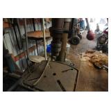 Sears Craftsman 15" 12 Speed Heavy Duty Drill Press on Pedestal Stand