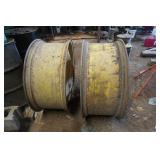 2 - John Deere 18. 4 x 38 Tractor Rims