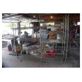 3 - Stainless Steel Adjustable Shelving Sections