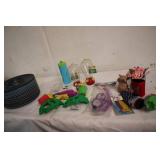 Mixed kids toys, kitchen and, garde...