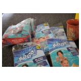 Pool floats, photo props, cups, nap...