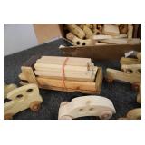 Wooden cars and trucks...