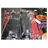 Halloween wall hangings, costumes c...