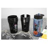 Halloween wall hangings, costumes c...