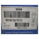 (50) 1/2"x3" Fastenal Concrete Anchors