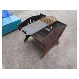 Fire Pit w/Cook Plate 24"x24"x22"