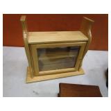 Display Case, Jewelry Box, Desk Lamp, Fondue Pot